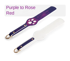 Látigo sexual de piel sintética con diseño de pata de gato, que cambia de color con la temperatura, juguete sexual para adultos, para coqueteo, sumisión, castigo, palmadas y golpes. - Product Image 5