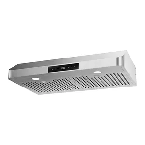 Di Bawah Kabinet 30 ''Range Hood Stainless Steel Perumahan Mesin Hisap Merokok Dapur Knalpot Hood