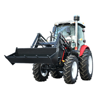 Nouveau tracteur agricole multifonctionnel diesel de 100 ch, haute puissance, renforcé, forte capacité de charge, pour vergers, serres et exploitations agricoles