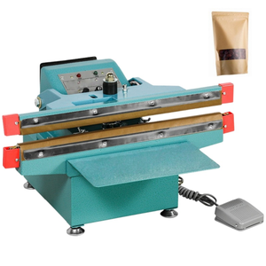 Automatic Plastic Foil Bag Heat Sealer <b>Engine</b> Foot Pedal Electric for Beverage Chemical Use Cartons Aluminium Frame Sealing - Product Image 3