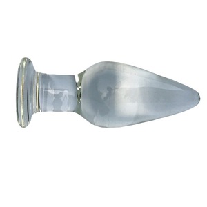 Plug Anal de Cristal Transparente Rosa con Efecto Hada, Modelo 1169, Suministros Sexuales Femeninos, Masturbador, Bolsa de Burbujas - Product Image 5