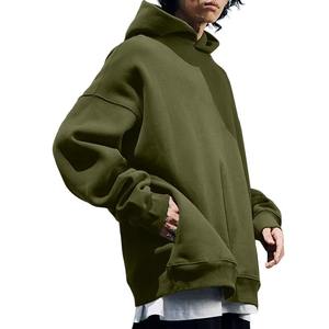 Sudadera Básica Personalizada con Logotipo Bordado, Unisex, de Alta Calidad, Antiencogimiento, Corte Regular, Sin Cordones, Transpirable, de Felpa de Algodón para Hombre - Product Image 4