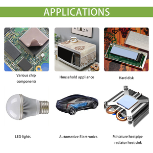 Dẫn nhiệt 1W-25W 0.25mm-15mm nhiệt dẫn điện Pad Khoảng cách làm đầy Vật liệu làm mát Pad cho máy tính xách tay LED CPU GPU - Product Image 4