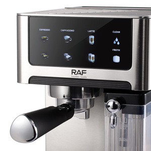 Machine à café à capsules italienne portable électrique DIY en acier inoxydable à motif floral <span class=keywords><strong>RAF</strong></span> pour voiture, conforme aux réglementations européennes - Product Image 6