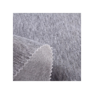 Groothandel Grijs Melange 100% Polyester Franse <span class=keywords><strong>Micro</strong></span> Badstof <span class=keywords><strong>Fleece</strong></span> Stof