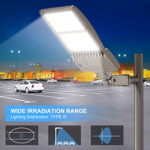ไฟถนน LED NGT 450W IP65 สำหรับภายนอกอาคาร ความสว่าง 63000LM สว่างพิเศษ เหมาะสำหรับลานจอดรถ มีสินค้าในสหรัฐอเมริกา ได้รับการรับรองมาตรฐาน UL ETL - Product Image 5