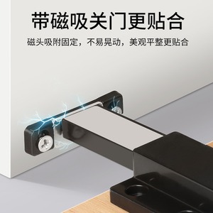 <b>Door</b> Catches And <b>Door</b> Closer <b>Spring</b>-Loaded Push Button Type Invisible Handle-Free For Wardrobes Cabinets <b>Door</b> Cabinets - Product Image 4