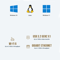 Carte de développement Lattepanda 3 delta win10 WINDOWS/LINUX carte de développement de microcontrôleurs Intel Celeron N5105