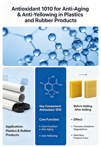 Antioxydant résistant à l'oxydation thermique <span class=keywords><strong>1010</strong></span> <span class=keywords><strong>AO</strong></span>-<span class=keywords><strong>1010</strong></span> pour les plastiques et le caoutchouc CAS 6683-19-8 - Product Image 2