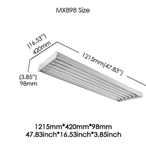 Thương mại công nghiệp 1200 mét Led tuyến tính ánh sáng bay cao với ống Kit cho kho siêu thị nhà để xe & hội thảo - Product Image 3