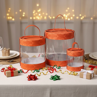 Boîte Cadeau Cylindrique Transparente Personnalisée en Carton Recyclable, Tube en Papier de Luxe Léger pour Bouquet d'Anniversaire – Vente Directe Usine