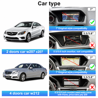 Pour Mercedes-Benz Classe E W212/C207 NTG4.5 10.25/12.3 pouces Android14 8 cœurs 8+128 Go CarPlay sans fil Android Auto Stéréo GPS