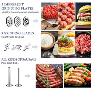 Accessoires pour hachoir à viande pour les mélangeurs de table <span class=keywords><strong>KitchenAid</strong></span> K-28/29/49, hachoir à viande en métal avec tubes à saucisses - Product Image 5