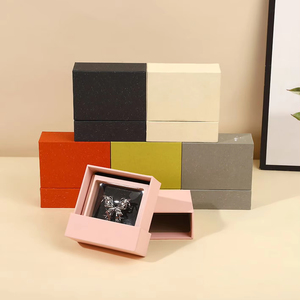 Custom Small Drawer Jewelry Gift Box for Necklaces Luxury Paperboard Packaging with Custom Logo - Product Image 2