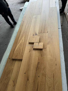 Suelo de <span class=keywords><strong>madera</strong></span> de roble europeo para interiores, <span class=keywords><strong>madera</strong></span> mate cepillada, más estilos, suelo de roble blanco para sala de estar - Product Image 2