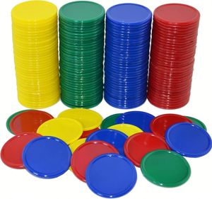 Disque de 37 mm, petite pièce de jeu colorée, accessoires de jouets pour enfants, artisanat en plastique - Product Image 2