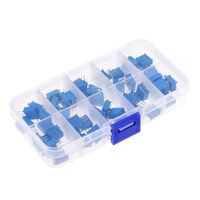 Kit Potensiometer Trimmer Multiturn ODM New PENPOS 3296W, Resistor Variabel Presisi Tinggi 3296W