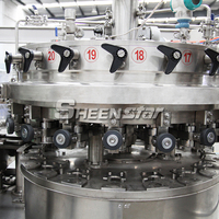 SHEENSTAR automatique complète bière carbonatée aluminium peut faire la Machine de traitement liquide mise en conserve remplissage ligne d'étanchéité usine