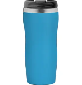 חיצוני רכב מים כוס מפעל סיטונאי משרד מים כוס flip-למעלה פלסטיק כיסוי לוגו מותאם אישית קפה כוס