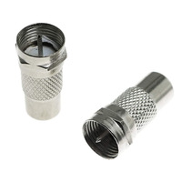 Adaptateur de câble coaxial droit de type F mâle vers RCA femelle