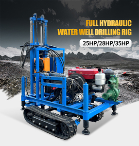 Yd180 35hp DIESEL nước giếng khoan Giàn Khoan 150m tối đa độ sâu bánh xích di động EPA động cơ cho đá cứng - Product Image 2