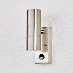 เชิงเทียนสแตนเลสขัดเงาเซ็นเซอร์เคลื่อนที่ในกระบอกสูบ GU10 <span class=keywords><strong>2</strong></span>*35วัตต์ IP44กลางแจ้ง - Product Image 4