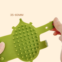 Peigne pour chat Dally Tickle Peigne de reliure de jambe de table pour animaux de compagnie Peigne de massage en silicone adhésif pour coin de chat