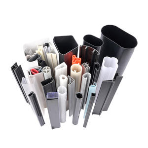 Profilés en plastique extrudé décoratifs sur mesure en usine, profilés en plastique rigide extrudé, PVC, ABS, PP, PE, profilés coulissants en plastique - Product Image 2