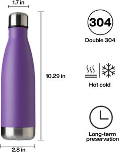<b>Insulated</b> Thermos Drinking Bottle <b>Flask</b> Thermal Custom Reusable Sport Stainless Steel Water Bottle - Product Image 2