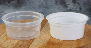 Gobelets en plastique jetables en gros pour yaourts, desserts, puddings, assiettes de dégustation, apéritifs, mousses, sauces et gelées - Product Image 4