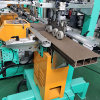 Machine d'embossage à grainage sur 3 côtés WPC pour panneaux muraux