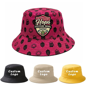 OEM ODM Wholesale <b>Bucket</b> <b>Hats</b> <b>With</b> <b>String</b> Custom Logo Fisherman <b>Hat</b> High Quality Embroidered <b>Hat</b> For Adults - Product Image 2