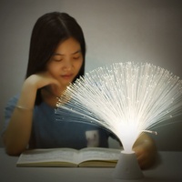 Lumières éclectiques en fibre optique acrylique RVB pour les décorations de mariage et d'anniversaire