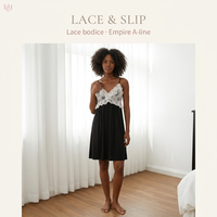 Robe Courte Sexy en Modal et Rayonne avec Dentelle, Style Minimaliste, Nuisette Camisole pour le Sommeil, Confort et Repos, Utilisation Quotidienne à la Maison