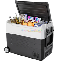 Réfrigérateur portable pour camping-car Réfrigérateur à compresseur Dc 12v 24v Réfrigérateur congélateur pour voiture Tesla Model Y 30l pour camping