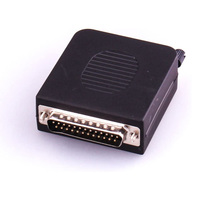 Adaptador macho de D-SUB DB25, adaptador de puerto de 25 pines a Terminal, módulo de señal, placa de ruptura Db25, sin soldadura
