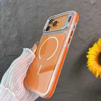 Nouvelle coque de téléphone magnétique puissante de haute qualité pour iPhone 17 18 Pro, en TPU PC, avec protection d'appareil photo en métal de luxe, compatible iPhone 13 14 15 16