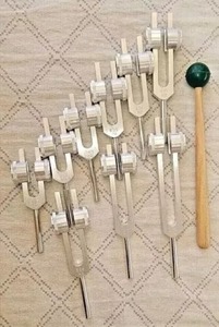 Strumenti di guarigione del suono personalizzati per terapia di vibrazione strumenti di guarigione della musica chakra tuning forks set di guarigione del solfeggio
