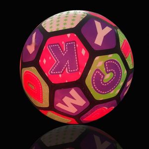 Funny Novelty Light-Up Fitness Fling Inflatable Bouncy <b>Ball</b> PVC Sports Toys Kids Cordless Football Basketball Pat Beach Suitable - Product Image 2