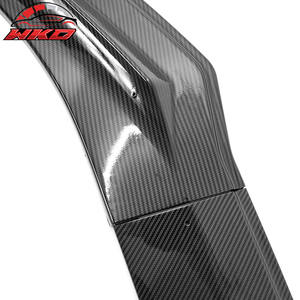 Lèvre de pare-chocs avant pour Ford Mustang Mach-E 2021-2025 IKON, imprimé fibre de carbone, PP, diffuseur 3 pièces, protection de menton - Product Image 6