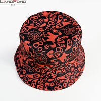 Chapeau de pêcheur Landfond New Ghost Pattern à imprimé tournesol pour femme, chapeau d'été pour l'extérieur, protection solaire