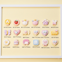 Accessoires pour ongles en résine 3D mignons et stéréoscopiques, petite colle crème, bricolage, porte-cheveux, étui de téléphone portable