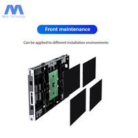 Layar LED Indoor P1.25 600x337.5mm Panel Ultra Tipis Warna Penuh 4K Video Wall LED Indoor