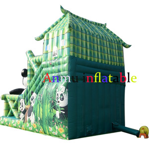 Un ensemble <span class=keywords><strong>de</strong></span> trampolines gonflables avec toboggan sur le thème des pandas géants est devenu très populaire auprès des enfants. - Product Image 6