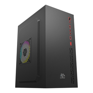 Breathtaking SNOWMAN <strong>Design</strong> PC Gaming Case MATX Mini ITX <strong>Computer</strong> Chassis Mid Tower With Steel Side Plate Black <strong>Desktop</strong> Gamers - Product Image 1