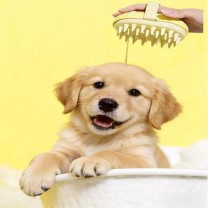 Brosse à cheveux électrique personnalisée avec logo, en silicone souple, pour massage du cuir chevelu, double usage, pour le lavage des cheveux et la relaxation de la tête – Vente en gros - Product Image 2