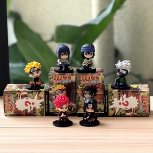 ฟิกเกอร์ท่าทางนั่ง 6 แบบ รุ่น Q ซัสึเกะ คาคาชิ กาอาระ อิทาจิ ตุ๊กตาพลาสติก ของเล่น - Product Image 1