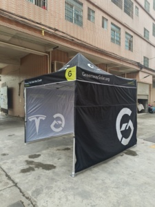 3x3m 10ftx10ft 50mm marco de aluminio hexagonal tienda emergente portátil resistente para eventos al aire libre - Product Image 2