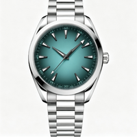 Montre chronographe sport pour homme 40 mm, calendrier lumineux, bracelet en caoutchouc et acier inoxydable, montre-bracelet pour homme d'affaires, vente en gros