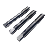 Tarauds à main HSS à cannelures droites / Tarauds de machine, normes ISO métriques/UNC/UNF, jeu de 5 tarauds et filières, diamètre M3, filetage ISO 9001